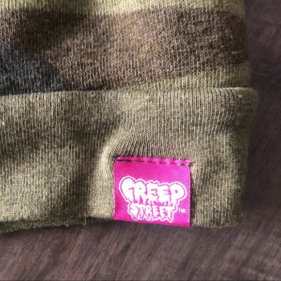 Creep Street See You in Hell Camo Sweatshirt - Size Small - Picture 12 of 15